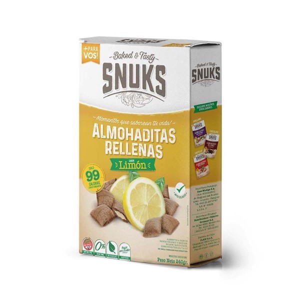 Almohaditas Snuks Rellenas Limon X240gr #1