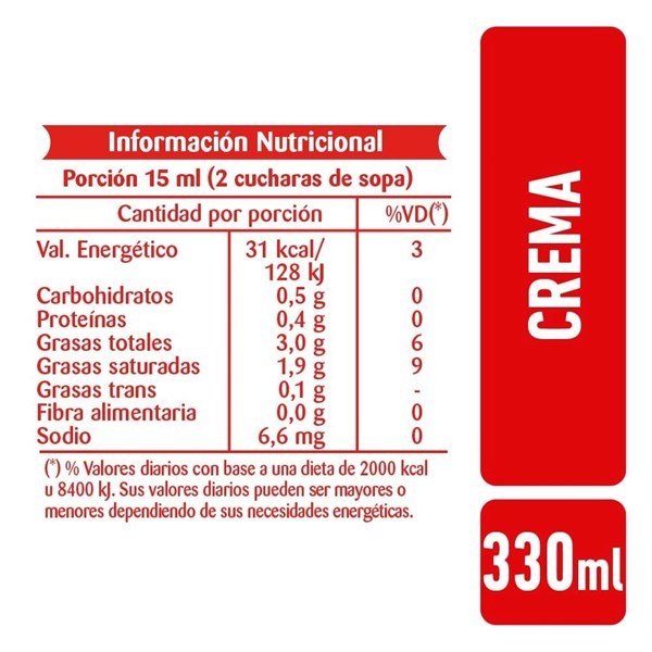 La Serenisima Crema Uat Ls Culinaria 330 Tetratopml alt