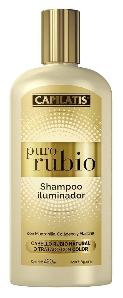 Capilatis Shampoo Iluminador Línea Puro Rubio 420 ml #1