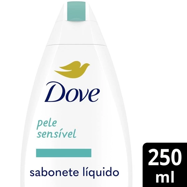 Dove Jabón Líquido Con Glicerina Piel Sensible 250 ml