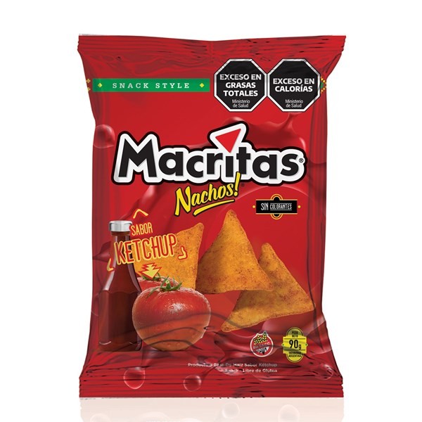 Nachos Macritas Sabor Ketchup 90 g. #1