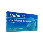 Biotenk Befol Diclofenac Potásico 75 Mg x 20 Comp Recubiertos #1