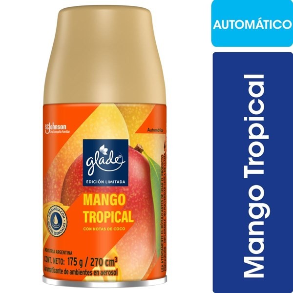 Glade Aromatizante de Ambiente Repuesto Mango Ed. Limitada 270 ml #1