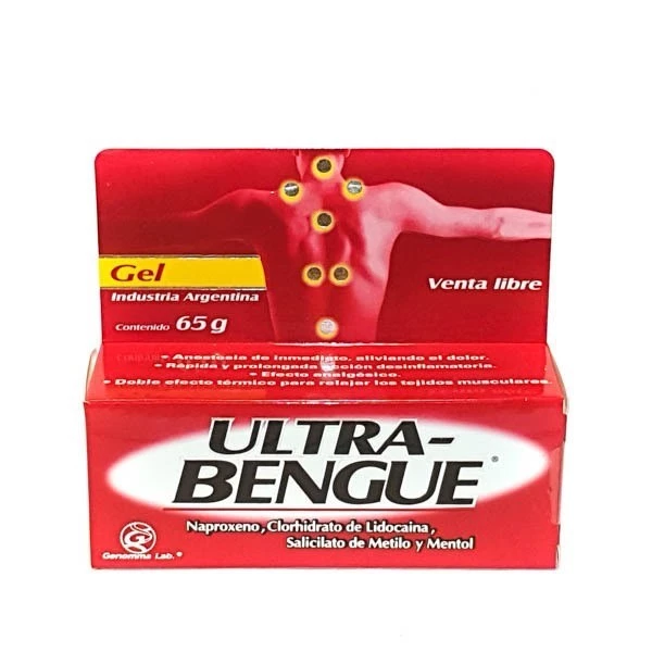 Bengue Ultra Desinflamante Gel x 65 gr