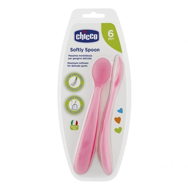 Chicco Cuchara de Silicona Girl #1