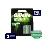 Gillette 3 Mach Sensitive Repuestos De Afeitar, 2 Uds #12