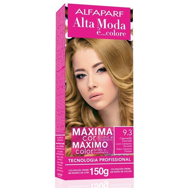 Alfaparf Alta Moda Kit Coloracion 9.3 Rubio Clarisimo Dorado alt