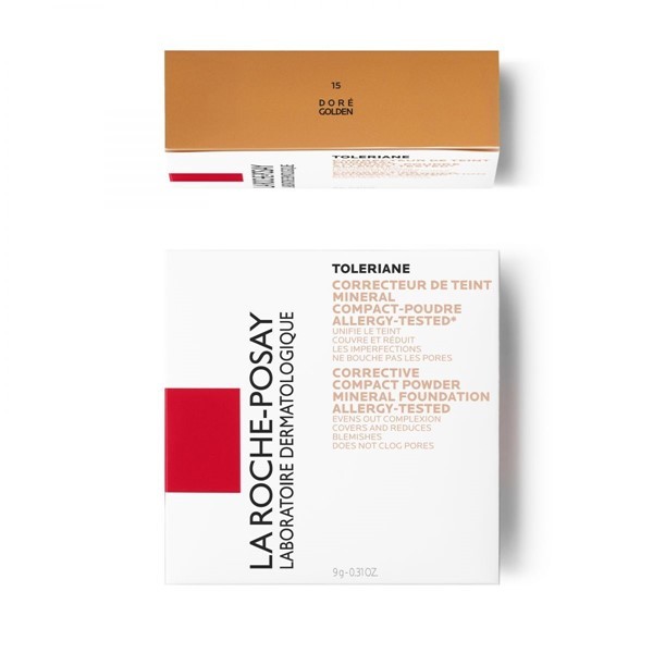 La Roche Posay Toleriane Teint Mineral Polvo Compacto Tono 15 golden Fps 25 alt