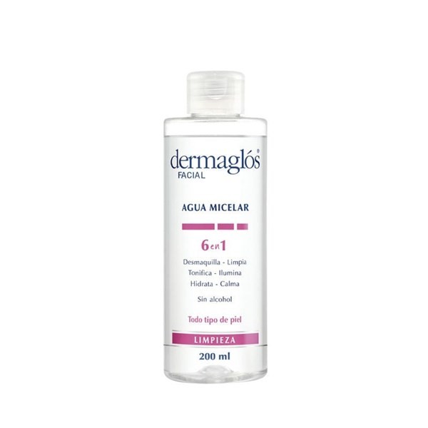 Agua Micelar 6 en 1 Dermaglós 200ml