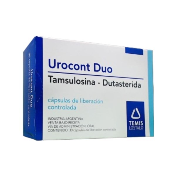 Temis Lostaló Urocont Duo Dutasteride 0.5 Mg + Tamsulosina 0.4 Mg x 30 Cáps #1
