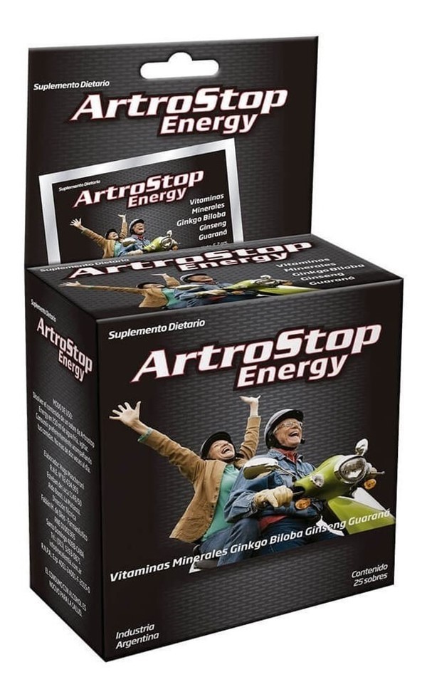 Artrostop Polvo Energy Sobres Caja Por 25 Unidades