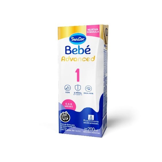 Sancor Bebe Fórmula Láctea Advanced 1 200 ml alt