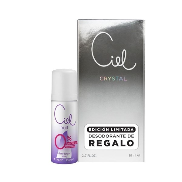 Ciel Set Crystal Edt 80 ml + Deo Tamaño 2 Unid #1
