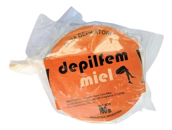 Depilfem Cera Depilatoria Con Miel Lata 180 gr