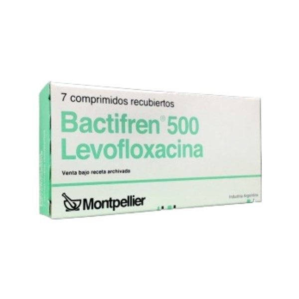 Montpellier Bactifren 500 500 Mg Levofloxacina x 7 Comp Recubiertos #1