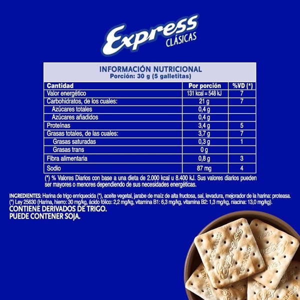 Galletitas Express Clásicas X3 103 G. alt