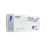 Beta Axiomat 20 Mg Escitalopram x 30 Comp Recubiertos #1