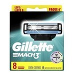 Gillette Cartuchos Repuesto de Afeitar 3 mach 8 Unidades #1