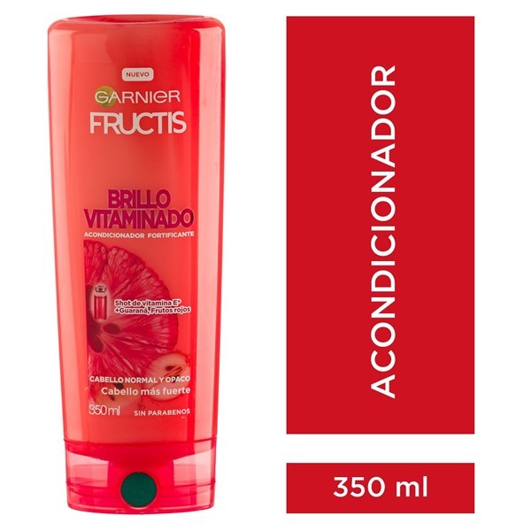 Fructis Acondicionador Brillo Vitaminado 350 ml #1