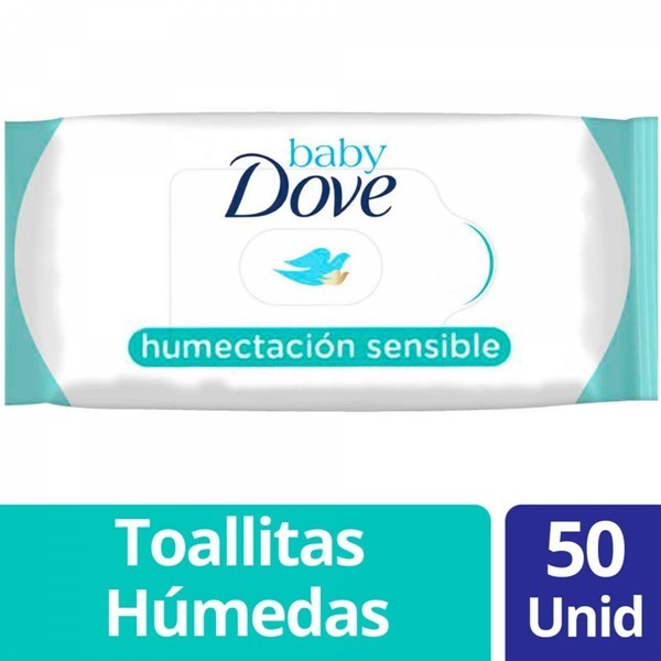 Toallas Húmedas Dove Baby Humectación Sensible (50 Unidades) #1
