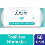 Toallas Húmedas Dove Baby Humectación Sensible (50 Unidades) #1