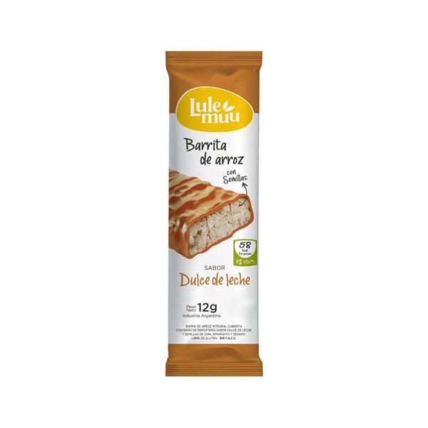 Barrita de Arroz Dulce de Leche Lulemuu Sin Tacc 12 g. #1