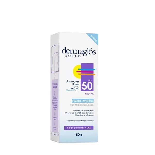 Protector Solar Dermaglós Facial Fps 50 emulsión Fluida 50 g alt