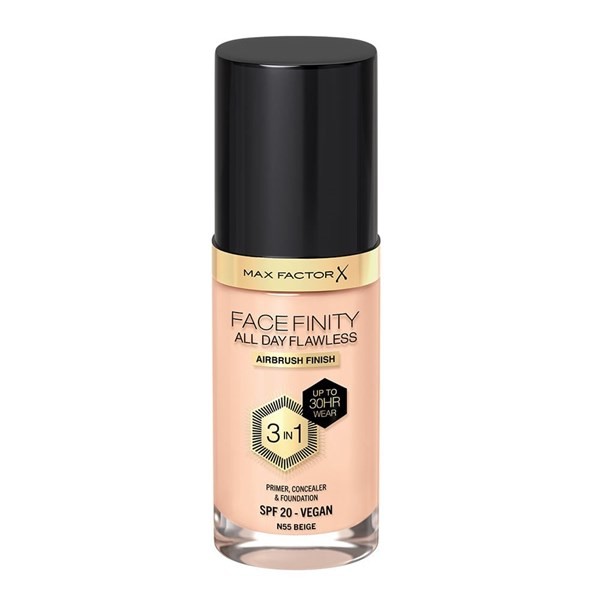 Base de Maquillaje Max Factor Facefinity All Day Flawless x 30 ml N55 Beige #1