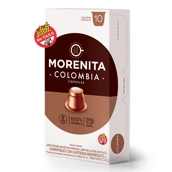 Café En Cápsulas Morenita Colombia x 52 G