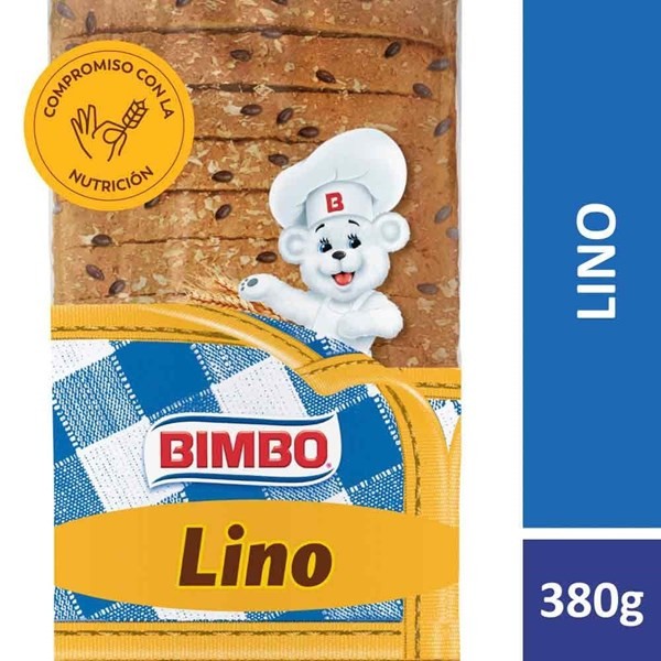 Pan Con Lino Bimbo 380 G #1