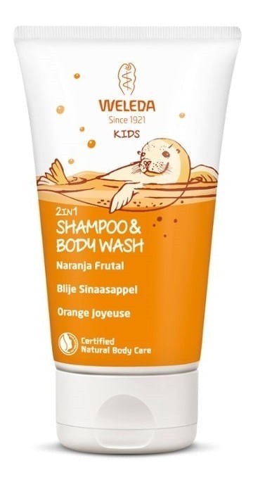 Weleda Shampoo Gel de Ducha 2En1 Niños Naranja Frutal 150 ml #1