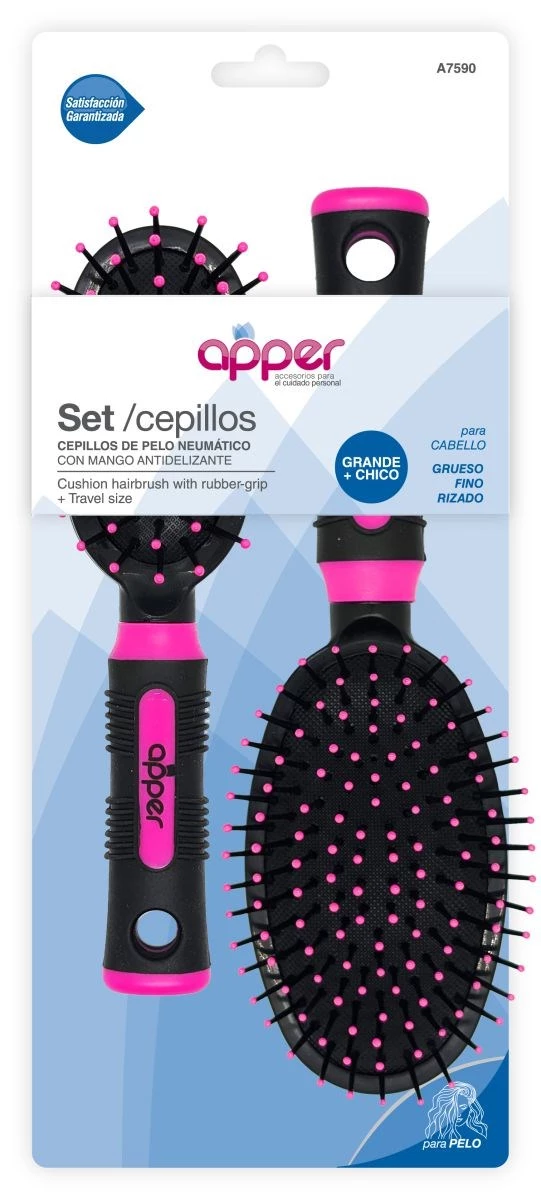Apper Set Cepillos Neumaticos (Grande + Chico)