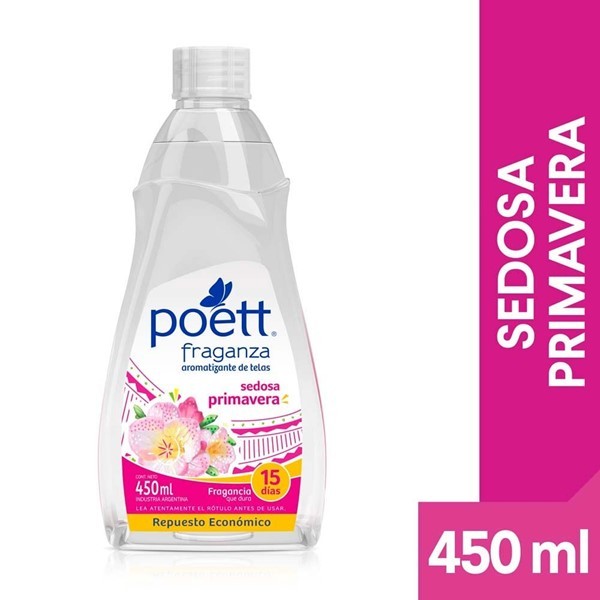 Perfumante Para Ropa Poett Sedosa Primavera 450 Ml