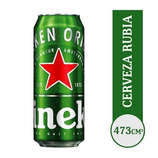 Cerveza Heineken Lata 473 ml