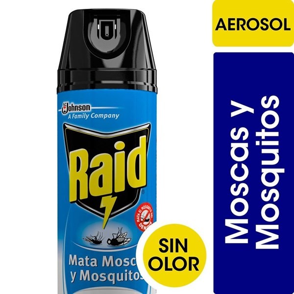 Raid Aerosol Mata Moscas / Mosquitos Sin Olor 360 ml alt