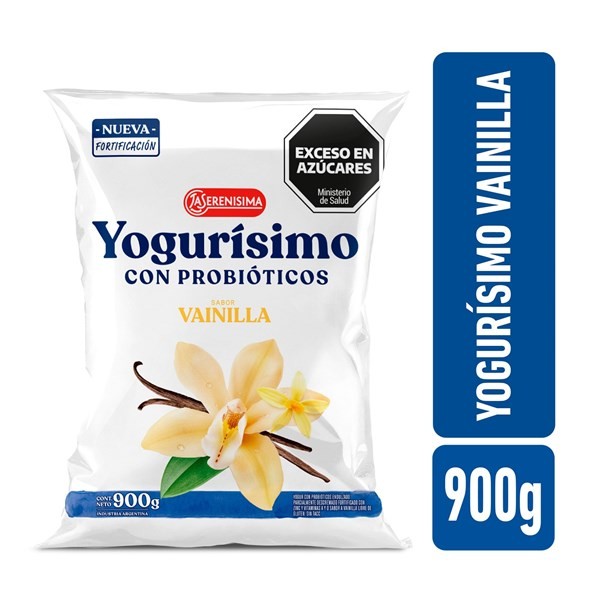 Yogur Bebible Entero Yogurisimo De Vainilla En Sachet 900 Cc. #1