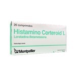 Montpellier Histamino Corteroid l Loratadina + Betametasona x 20 Comp #1