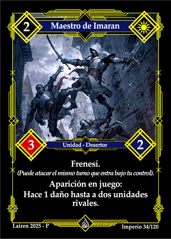 034 Maestro De Imran Precon Enano/Desertor - Coste 2 #1