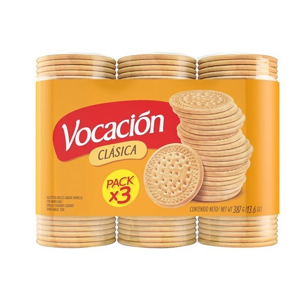 Bagley Galletitas Vocacion Clasica 3x128g