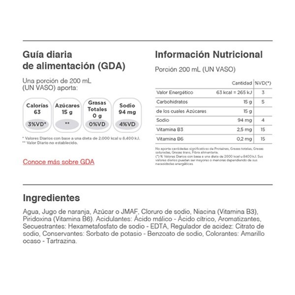 Agua Saborizada Aquarius Naranja 2,25 lt alt