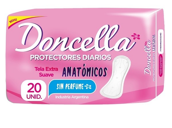 Doncella Protector Anatomico Sin Perfume (20 Unidades) #1