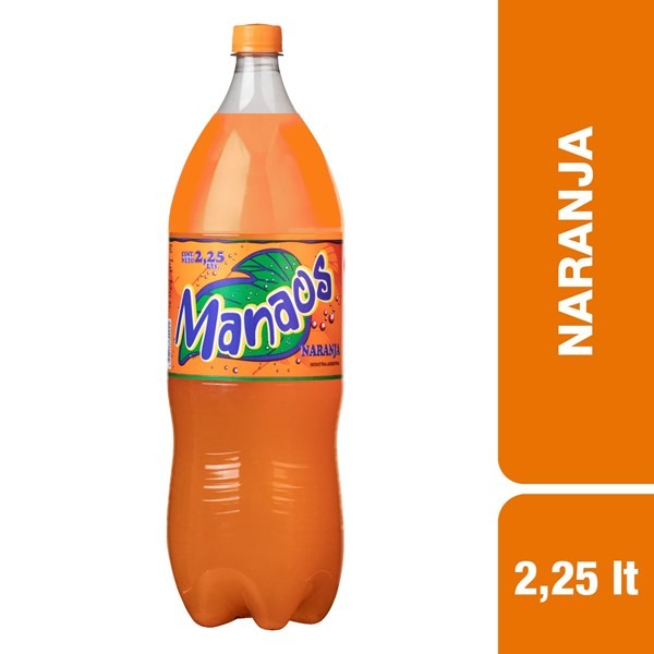 Gaseosa Manaos Naranja 2.25 L. #1