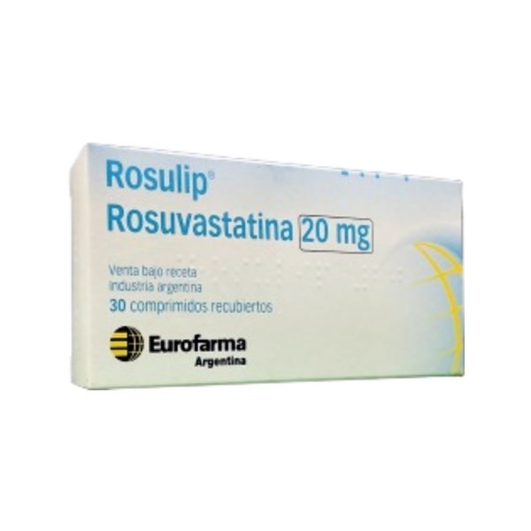 Eurofarma Rosulip Rosuvastatina 20 Mg x 30 Comp #1