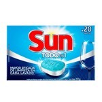 Lavavajillas Para Máquina Sun Tabletas 3 en 1 Caja x 20 un #1