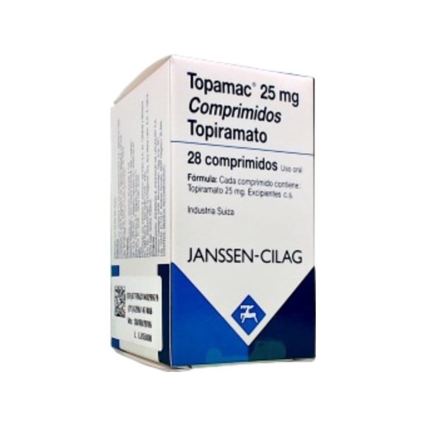 Janssen Cilag Topamac Topiramato 25 Mg x 28 Comp #1