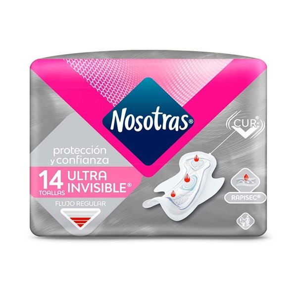 Toallita Nosotras Ultra Invisible Rapisec 14U alt