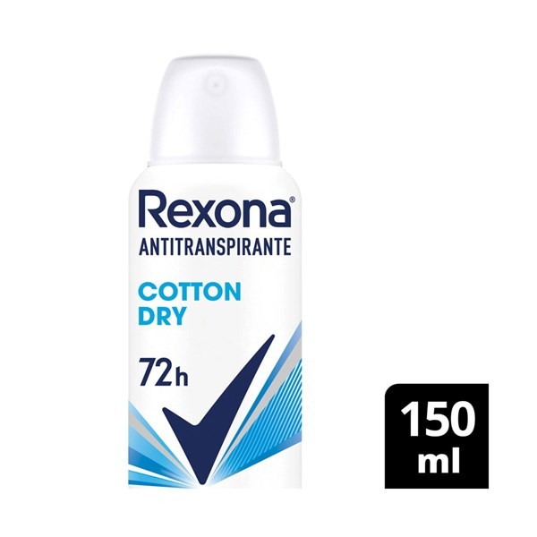 Antitranspirante en Aerosol Rexona Cotton Dry 150 cc. #1