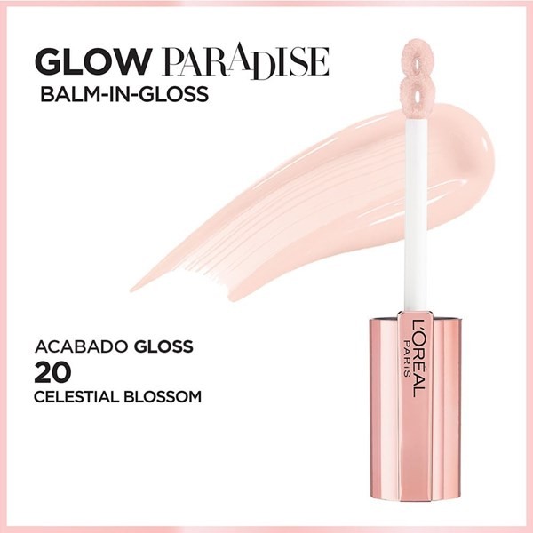 Brillo Labial Loreal París Glow Paradise Celestial Blossom alt
