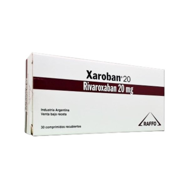 Adium Xaroban Rivaroxabán 20 Mg x 30 Comp Recubiertos #1