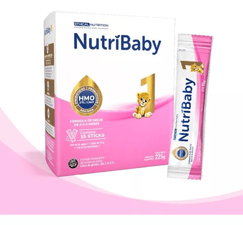 Nutribaby Hmo Leche Fórmula Infantil Etapa 1 Sticks 15 Unidades alt